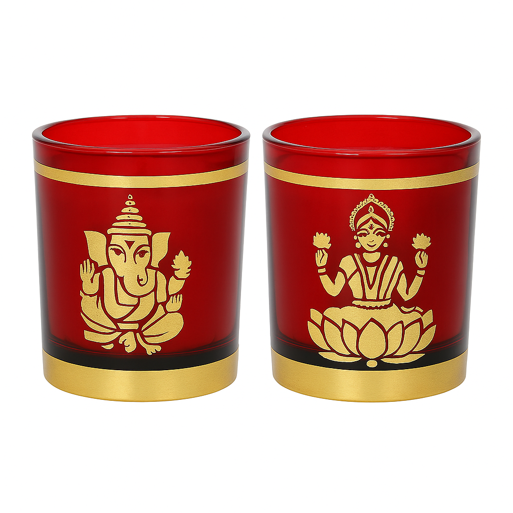 Dhan Laxmi Divine Candle | 360g - Soy Wax | Diwali Gift Box | Scented Festive Candles for Pooja, Home Decor & Gifting || Navrang Aroma Candles